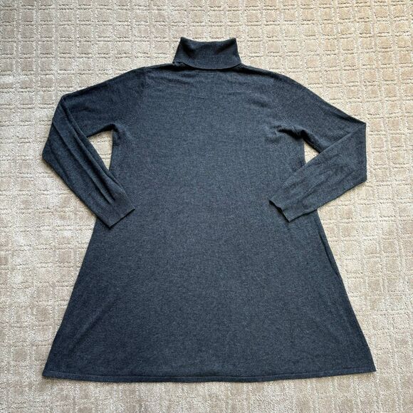 Marine Layer Addison Sweater Dress Womens Small Wool Cashmere Blend Gray Casual - Picture 3 of 10